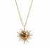 Sacred Flame Charm Necklace - Gold - VSA Designs