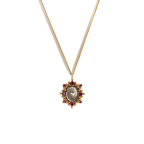 Heart Of Hope Charm Necklace - Gold