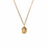 Love My Guadalupe Rose Charm Necklace - Gold