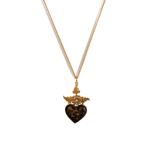 Daisy in Love Charm Necklace - Gold