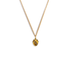 Bourne Again Poison Heart Charm Necklace - Gold
