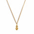 Sacred Heart sVa Mini Charm Necklace - Gold