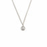 Bourne Again Wild Note Charm Necklace - Silver