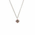 Little Pink Blessing Charm Necklace - Silver