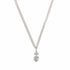 Sacred Heart sVa Mini Charm Necklace - Silver