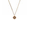 Little Pink Blessing Charm Necklace - Gold