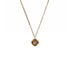 Little Pink Blessing Charm Necklace - Gold