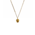 Bourne Again Poison Heart Charm Necklace - Gold