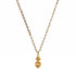 Sacred Heart sVa Mini Charm Necklace - Gold