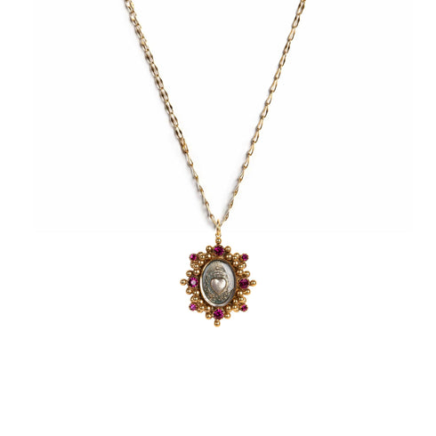 Heart Of Hope Charm Necklace - Gold