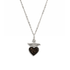 Daisy in Love Charm Necklace - Silver