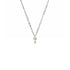 Pink At Heart Charm Necklace - Silver