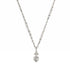 Sacred Heart sVa Mini Charm Necklace - Silver