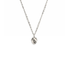 Bourne Again Poison Heart Charm Necklace - Silver