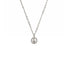 Bourne Again Wild Note Charm Necklace - Silver
