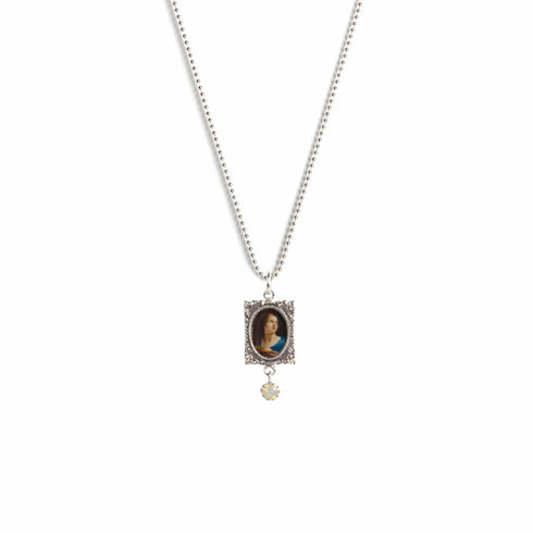 Retablo St Agatha Charm Necklace