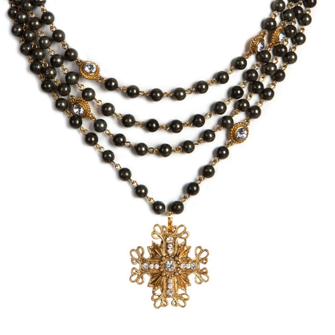 Magdalena - 6mm Semi-Precious Pyrite All Medallions