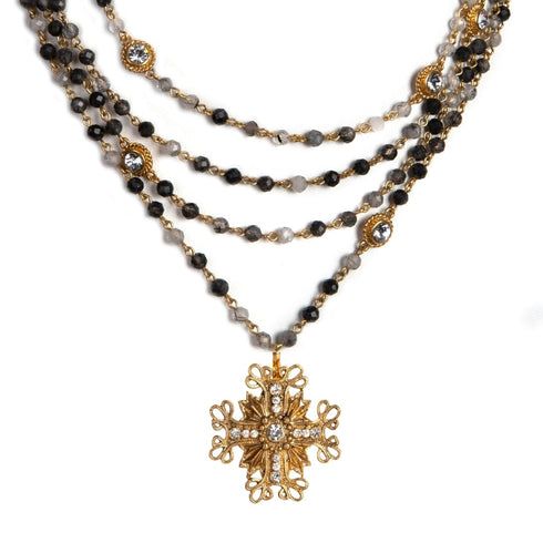 Magdalena - 6mm Semi-Precious Rutilated Quartz All Medallions