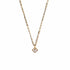 Sacred Heart Logo Charm Necklace - Gold