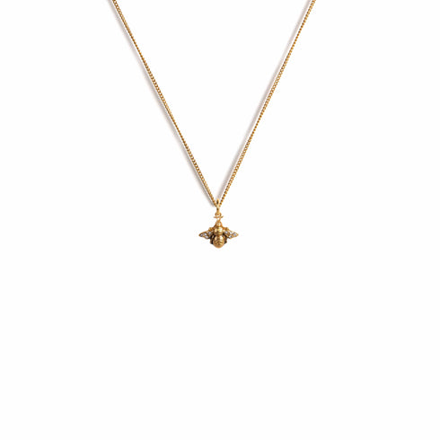 Baby Bee Charm Necklace