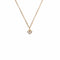 Sacred Heart Logo Charm Necklace - Gold