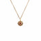 Retablo Small Oval Framed Charm Necklace - Gold - VSA Designs