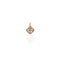 Sacred Heart Logo Charm - Gold
