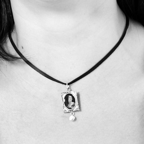 Retablo St Agatha Charm Necklace