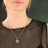Retablo Small Oval Framed Charm Necklace - Silver - VSA Designs