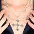 Brigid Magdalena Cadena Cross Medallion - Silver - VSA Designs