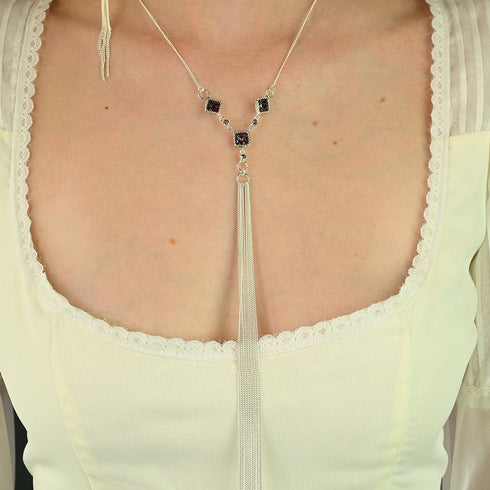 Brigid Serenity Chain Necklace Spirit Amethyst - Gold - VSA Designs