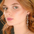 Brigid Mist Post Earrings Spirit Amethyst - Silver - VSA Designs