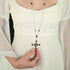 Brigid Cross of Kildare Chain Rosary Spirit Amethyst - Silver