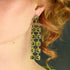 Brigid Waterfall Post Earrings Earth Olivine - Gold
