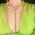 Brigid Serenity Chain Necklace Earth Olivine - Silver - VSA Designs