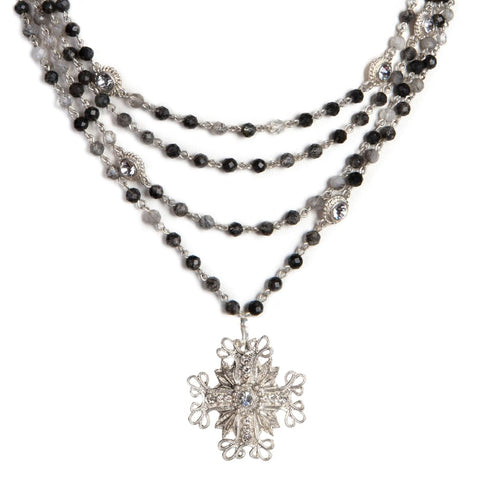 Magdalena - 6mm Semi-Precious Rutilated Quartz All Medallions