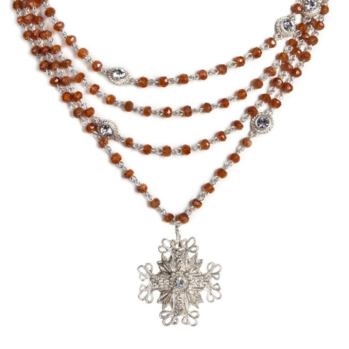 Magdalena - 6mm Semi-Precious Bati Hessonite All Medallions