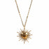 Sacred Flame Charm Necklace - Gold - VSA Designs