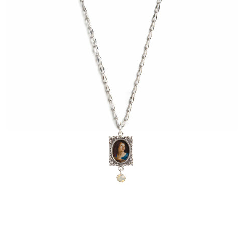 Retablo St Agatha Charm Necklace