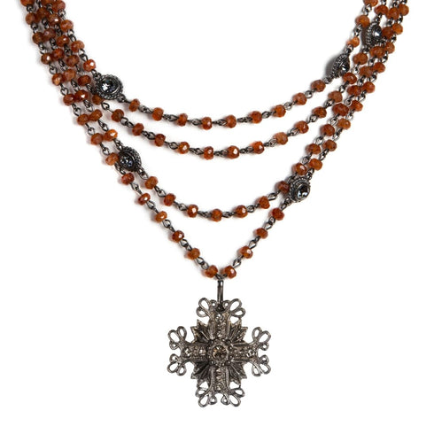 Magdalena - 6mm Semi-Precious Bati Hessonite All Medallions