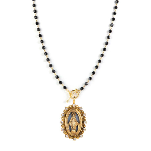 Delfina Crystal Jet All Medallions - Gold