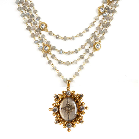 Magdalena - 6mm Lux Labradorite All Medallions