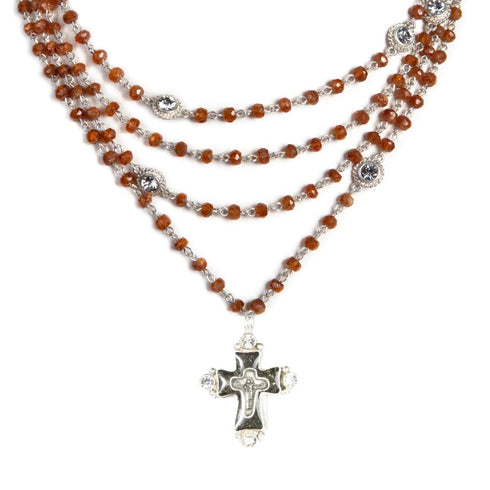 Magdalena - 6mm Semi-Precious Bati Hessonite All Medallions