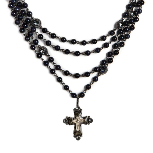 Magdalena - 6mm Semi-Precious Blue Goldstone All Medallions