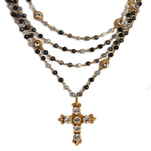 Magdalena - 6mm Semi-Precious Rutilated Quartz All Medallions