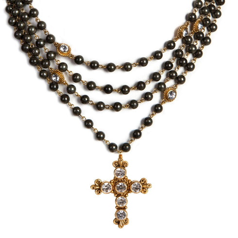 Magdalena - 6mm Semi-Precious Pyrite All Medallions