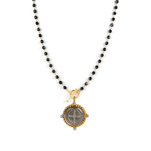 Delfina Crystal Jet All Medallions - Gold