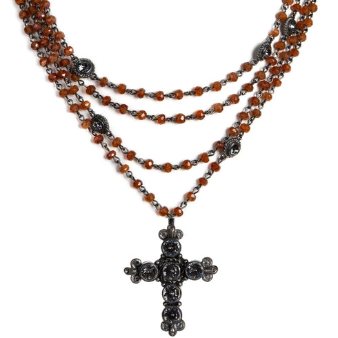 Magdalena - 6mm Semi-Precious Bati Hessonite All Medallions