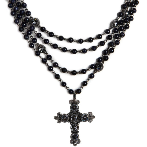 Magdalena - 6mm Semi-Precious Blue Goldstone All Medallions