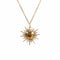 Sacred Flame Charm Necklace - Gold - VSA Designs